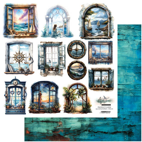 Papier 30x30 - Art Alchemy - Underwater World okna
