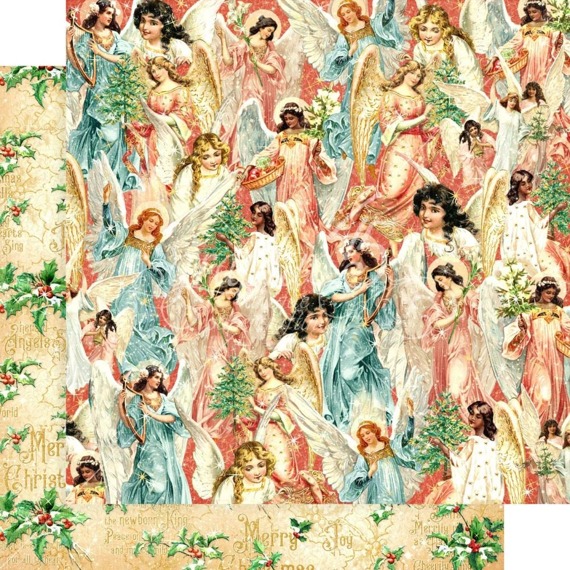 Papier 30x30 - Graphic 45 - Joy to the World - Heavenly Choir