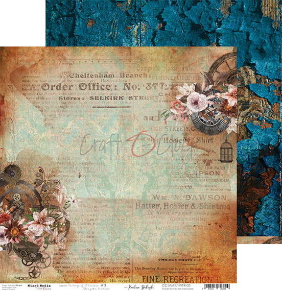 Papier do scrapbookingu 30,5x30,5 - Craft o'clock - Wings of Freedom 03