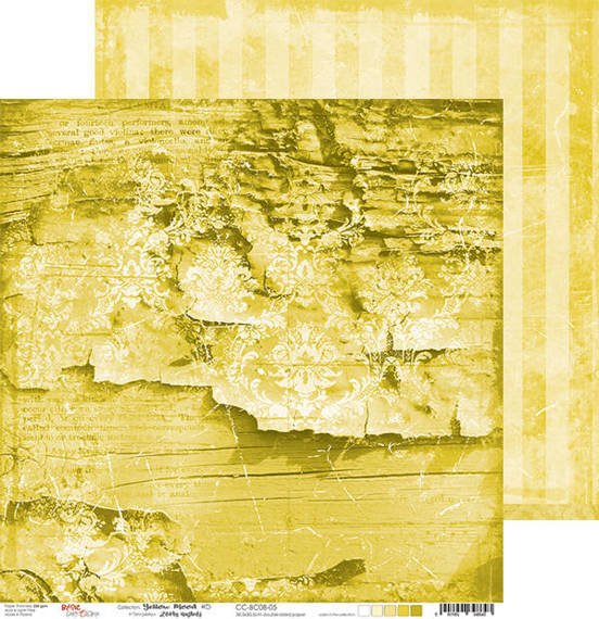 Papier do scrapbookingu 30,5x30,5 - Craft o'clock - Yellow Mood 05