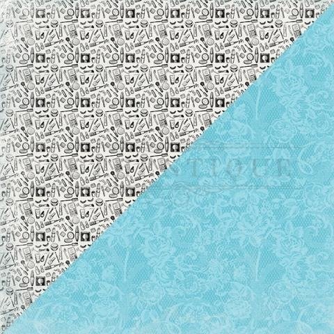 Papier do scrapbookingu 30x30 - Authentique - Glamour Two