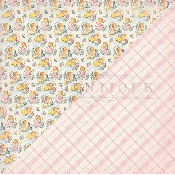 Papier do scrapbookingu 30x30 - Authentique - Swaddle Five