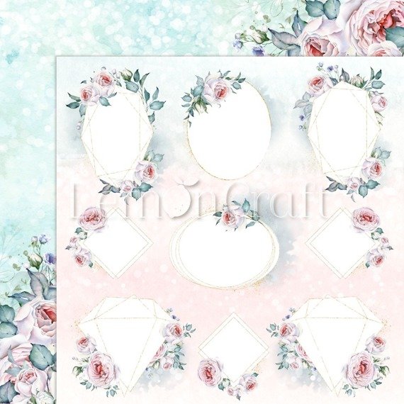 Papier do scrapbookingu 30x30 - Lemoncraft - Blush 03