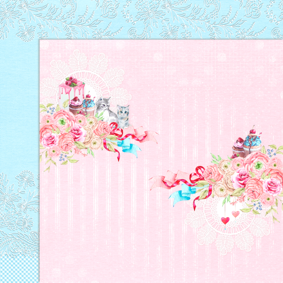 Papier do scrapbookingu 30x30 - Lemoncraft - Something Sweet 03