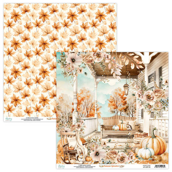 Papier do scrapbookingu 30x30 - Mintay - Autumn Splendor 02