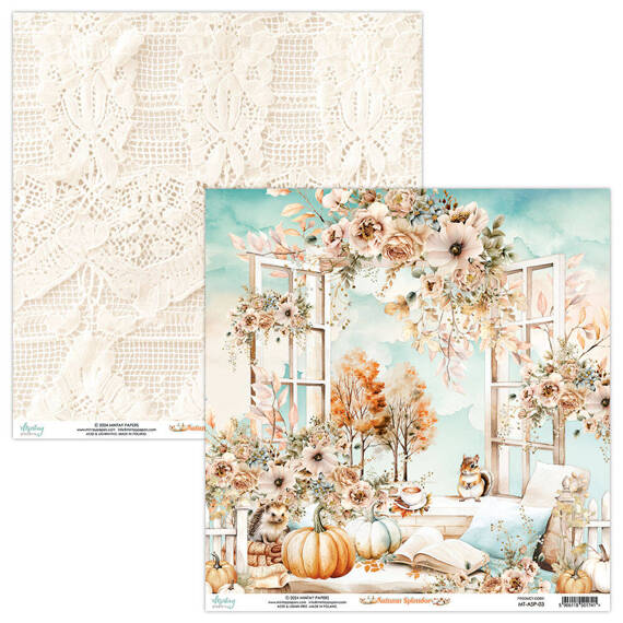 Papier do scrapbookingu 30x30 - Mintay - Autumn Splendor 03