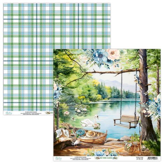 Papier do scrapbookingu 30x30 - Mintay - By The Lake 02