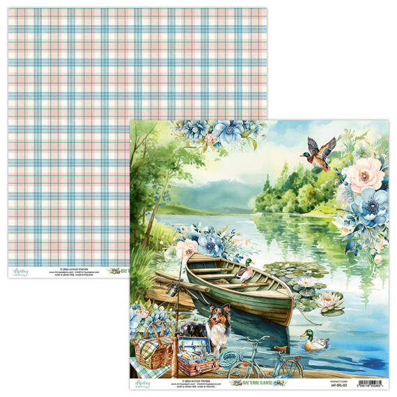 Papier do scrapbookingu 30x30 - Mintay - By The Lake 03