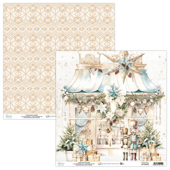 Papier do scrapbookingu 30x30 - Mintay - Christmas Blessings 02