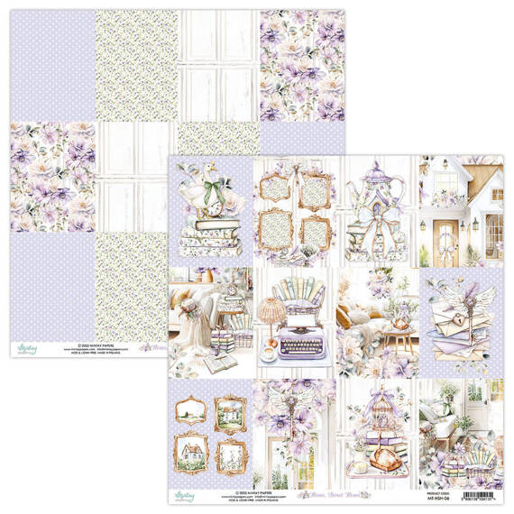 Papier do scrapbookingu 30x30 - Mintay - Home, Sweet Home 06