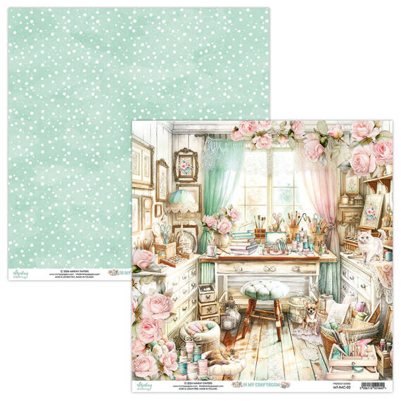 Papier do scrapbookingu 30x30 - Mintay - In My Craftroom 02