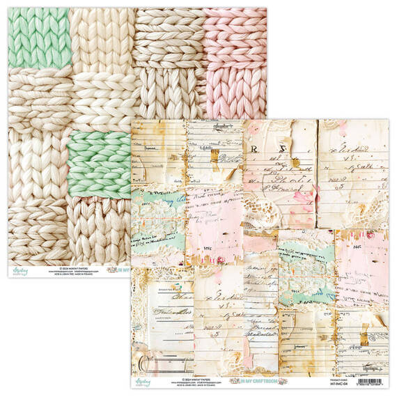 Papier do scrapbookingu 30x30 - Mintay - In My Craftroom 04