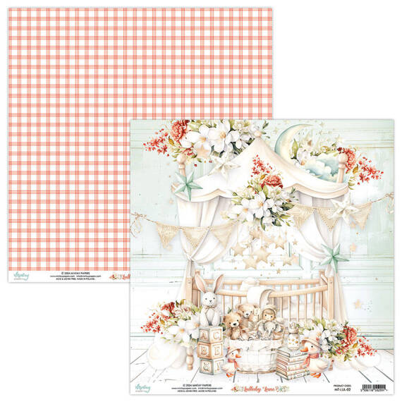 Papier do scrapbookingu 30x30 - Mintay - Lullaby Lane 02