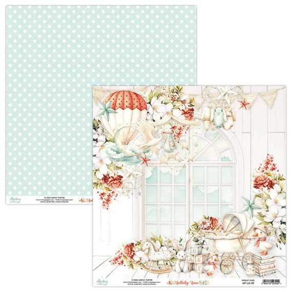 Papier do scrapbookingu 30x30 - Mintay - Lullaby Lane 03