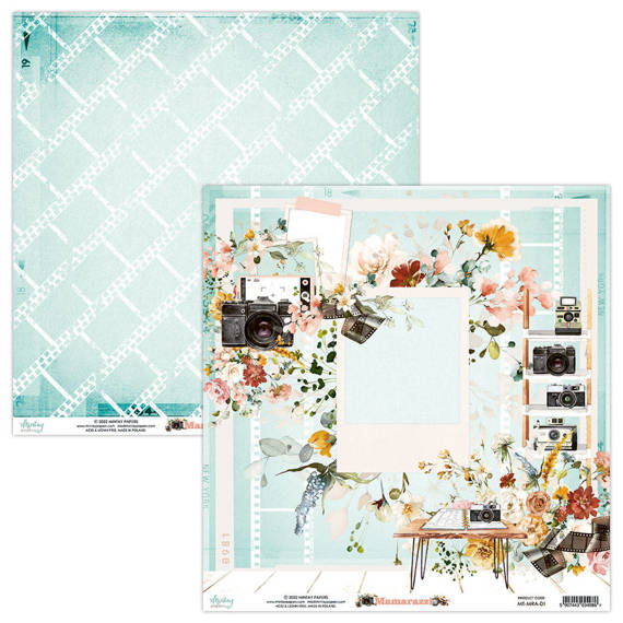 Papier do scrapbookingu 30x30 - Mintay - Mamarazzi 01