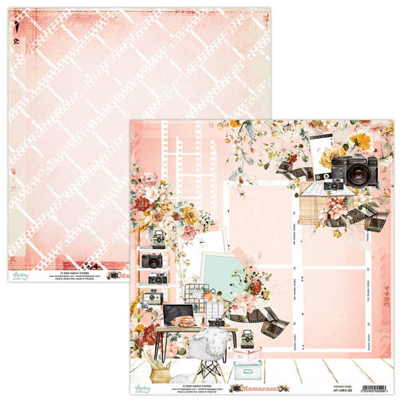 Papier do scrapbookingu 30x30 - Mintay - Mamarazzi 03