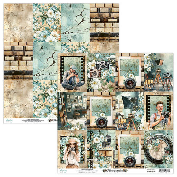 Papier do scrapbookingu 30x30 - Mintay - Photographer 06