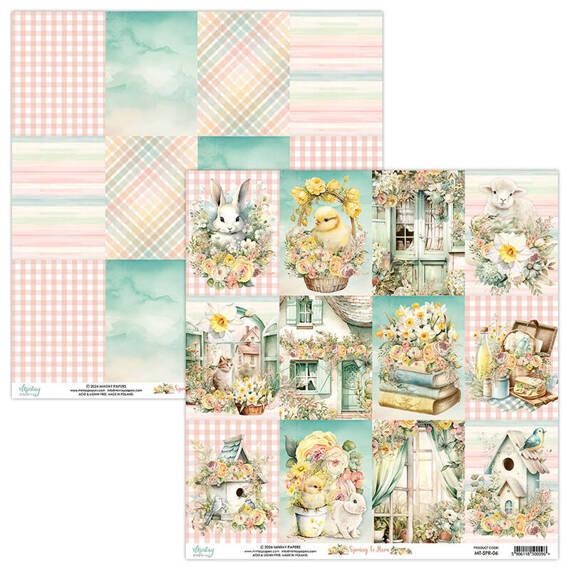 Papier do scrapbookingu 30x30 - Mintay - Spring is Here 06