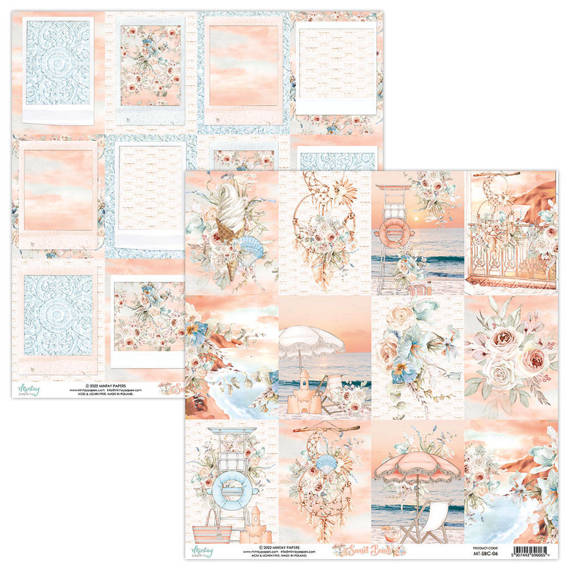 Papier do scrapbookingu 30x30 - Mintay - Sunset Beach 06