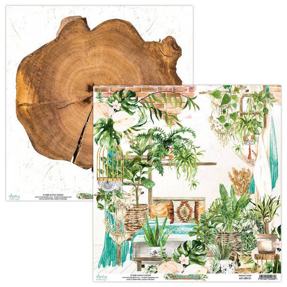 Papier do scrapbookingu 30x30 - Mintay - Urban Jungle 01