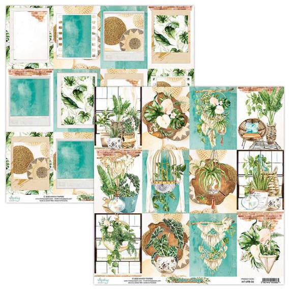 Papier do scrapbookingu 30x30 - Mintay - Urban Jungle 06