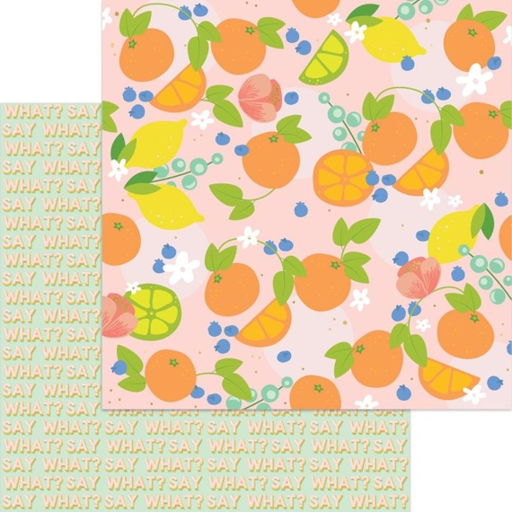 Papier do scrapbookingu 30x30 - My Mind's Eye - Tutti Frutti - Ambrosia