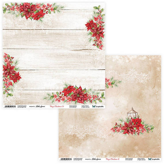 Papier do scrapbookingu 30x30 - ScrapAndMe - Magic Christmas 09/10