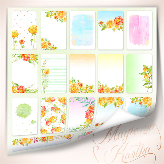 Papier do scrapbookingu 30x30 - Sen Nocy Letniej 009 - Magiczna Kartka