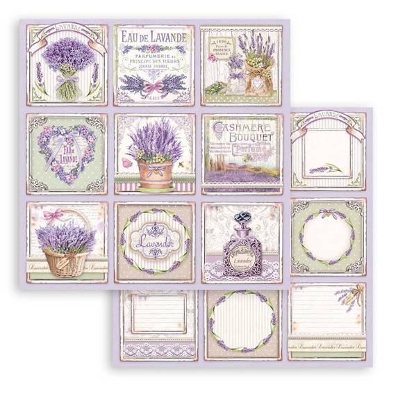 Papier do scrapbookingu 30x30 - Stamperia - Provence 9 kart