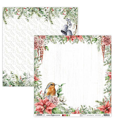 Papier do scrapbookingu 30x30 - StudioLight - Christmas Collection nr 61