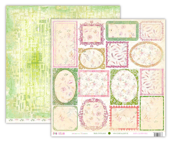 Papier do scrapbookingu 30x30 - UHK Gallery - oho BOHO - Awesome Blossom