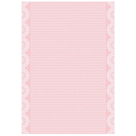 Papier ryżowy A4 - Stamperia - Daydream tekstura różowa