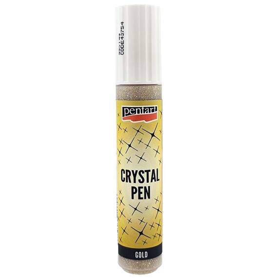 Pasta crystal brokatowa złota 30ml w pisaku - Pentart