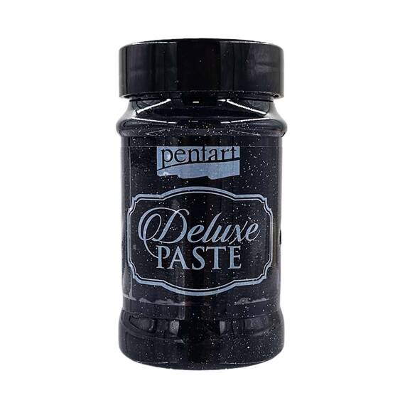 Pasta deluxe czarno-złota 100ml - Pentart