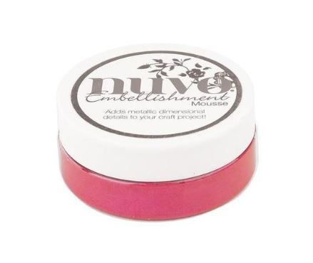 Pasta strukturalna w musie Nuvo Embellishment Mousse - French Rose