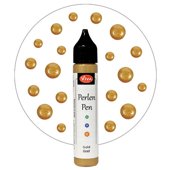 Perlen Pen - Viva Decor - Gold 901 złote perełki w płynie