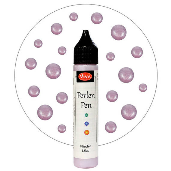 Perlen Pen - Viva Decor - Lilac 501 różowe perełki w płynie