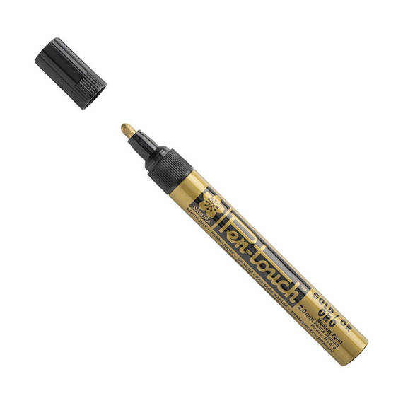 Pisak Pen-touch Medium Gold 2mm złoty