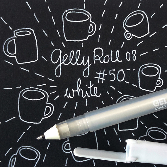 Pisak żelowy Gelly Roll 08 - biały