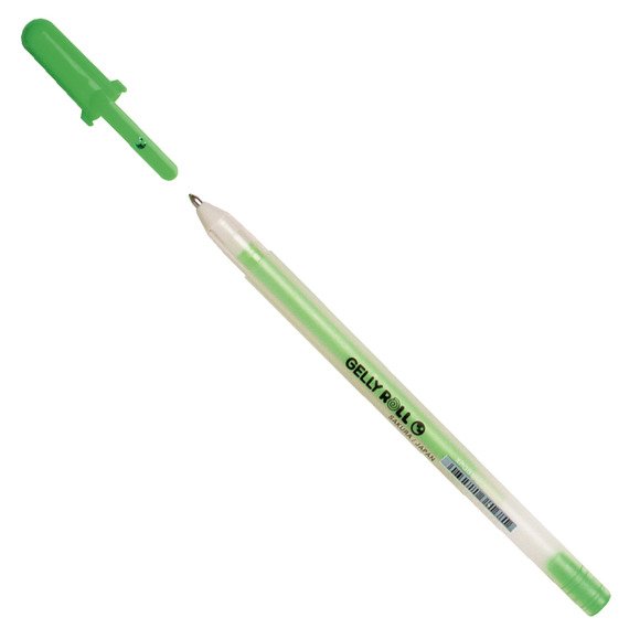 Pisak żelowy Gelly Roll Moonlight - Fluo Green 427 - fluorescencyjny zielony