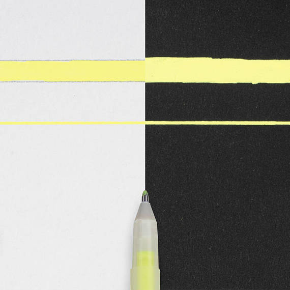 Pisak żelowy Gelly Roll Moonlight - Fluo Yellow 403 - fluorescencyjny żółty
