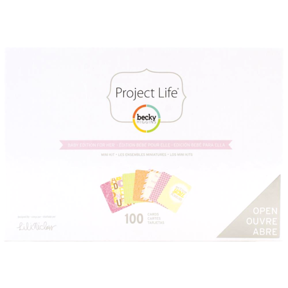 Project Life Mini Kit - Baby For Her - dziecko dziewczynka - Becky Higgins