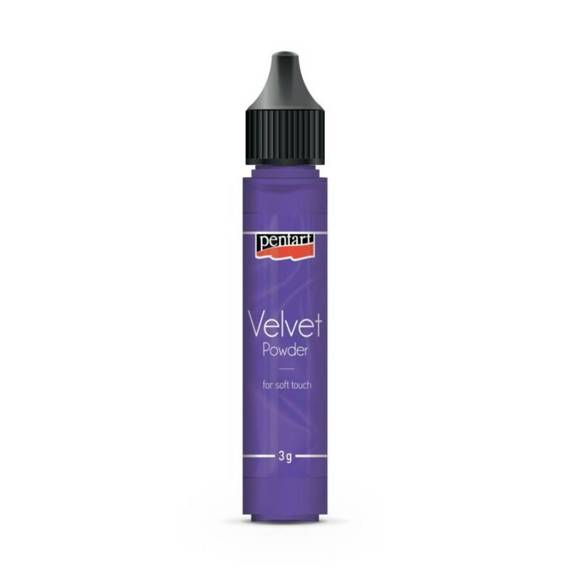 Proszek aksamitny Velvet powder 30ml fiolet / purple - Pentart