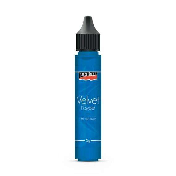 Proszek aksamitny Velvet powder 30ml niebieski / blue - Pentart