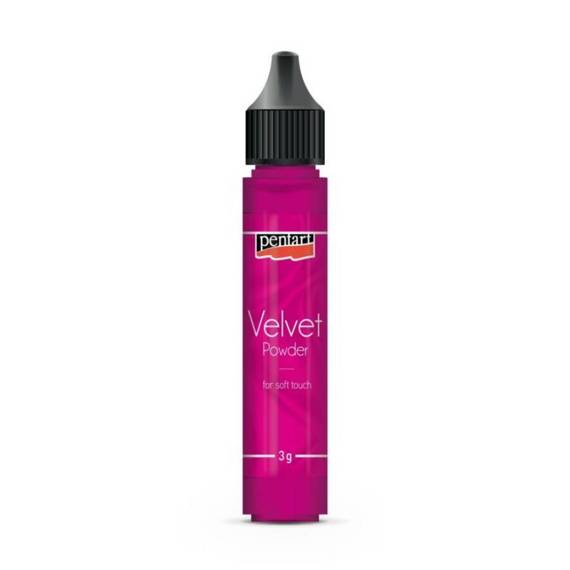 Proszek aksamitny Velvet powder 30ml róż / pink - Pentart