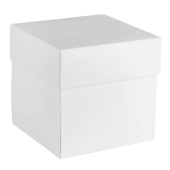 Pudełko exploding box białe 8x8x8 - Rzeczy z papieru
