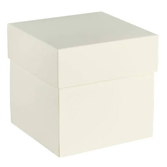 Pudełko exploding box kremowe 10x10x10 - Rzeczy z papieru