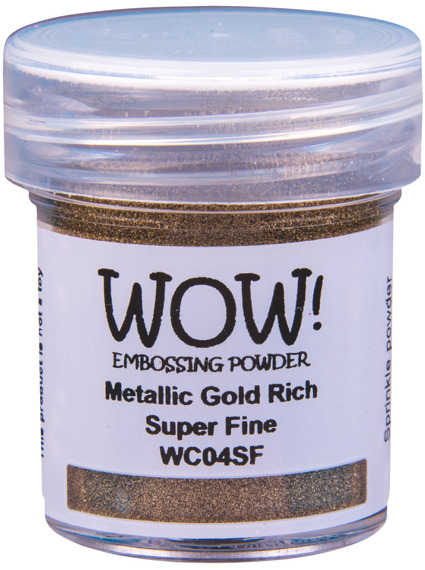 Puder do embossingu - Wow! - Metallics Gold Rich Superfine