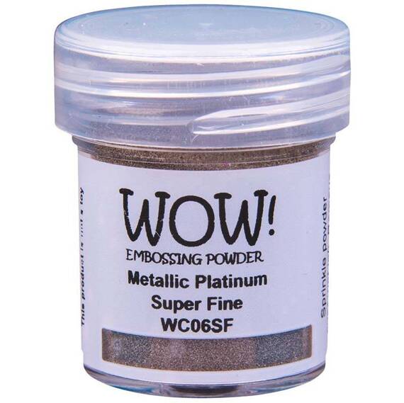 Puder do embossingu - Wow! - Metallics Platinum Superfine