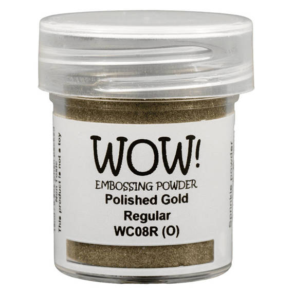 Puder do embossingu - Wow! - Metallics Polished Gold Regular